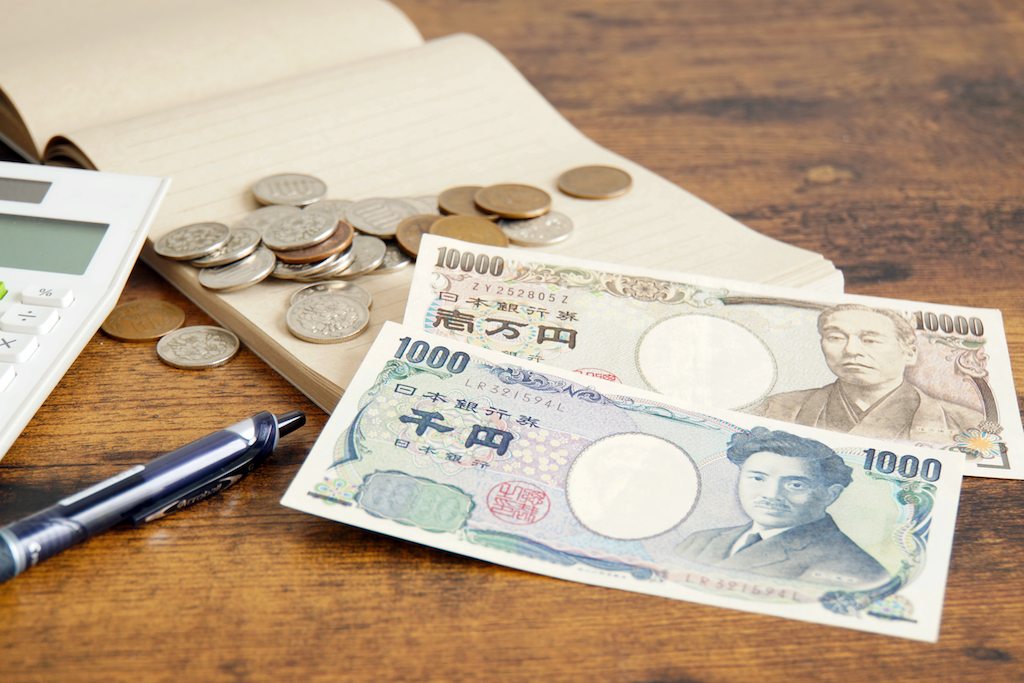 電卓　日本円